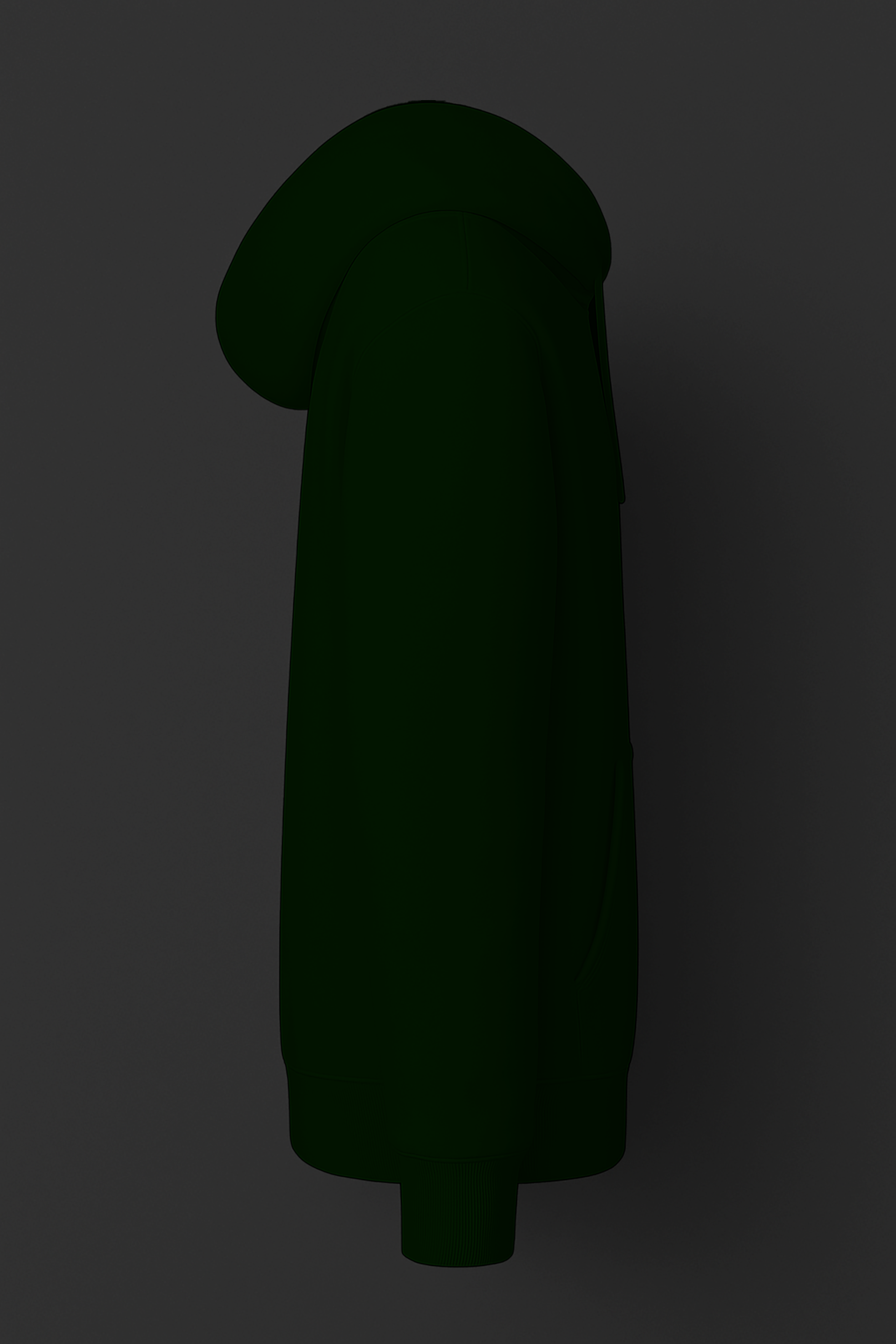 Sötétzöld pulóver