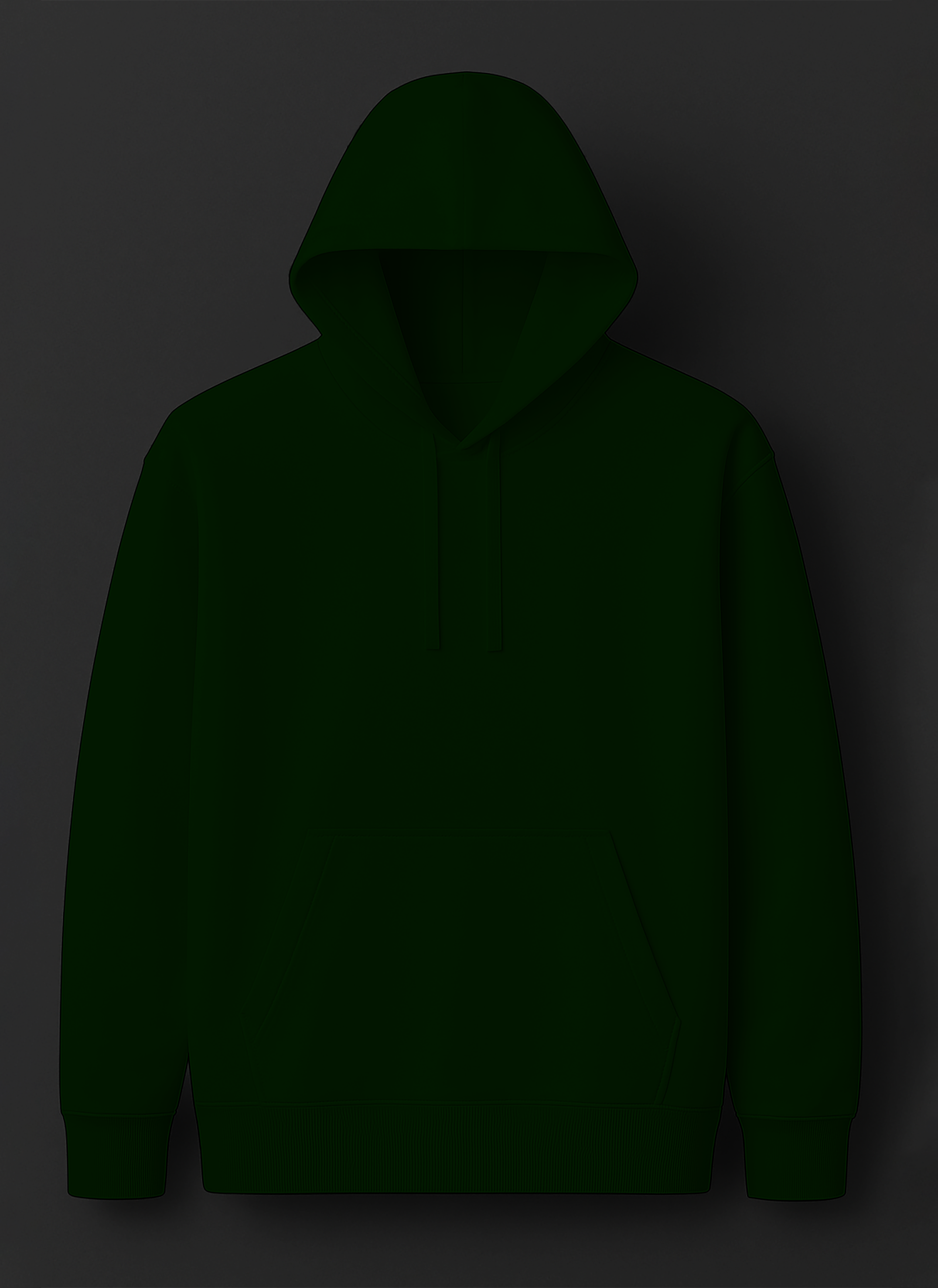 Sötétzöld pulóver