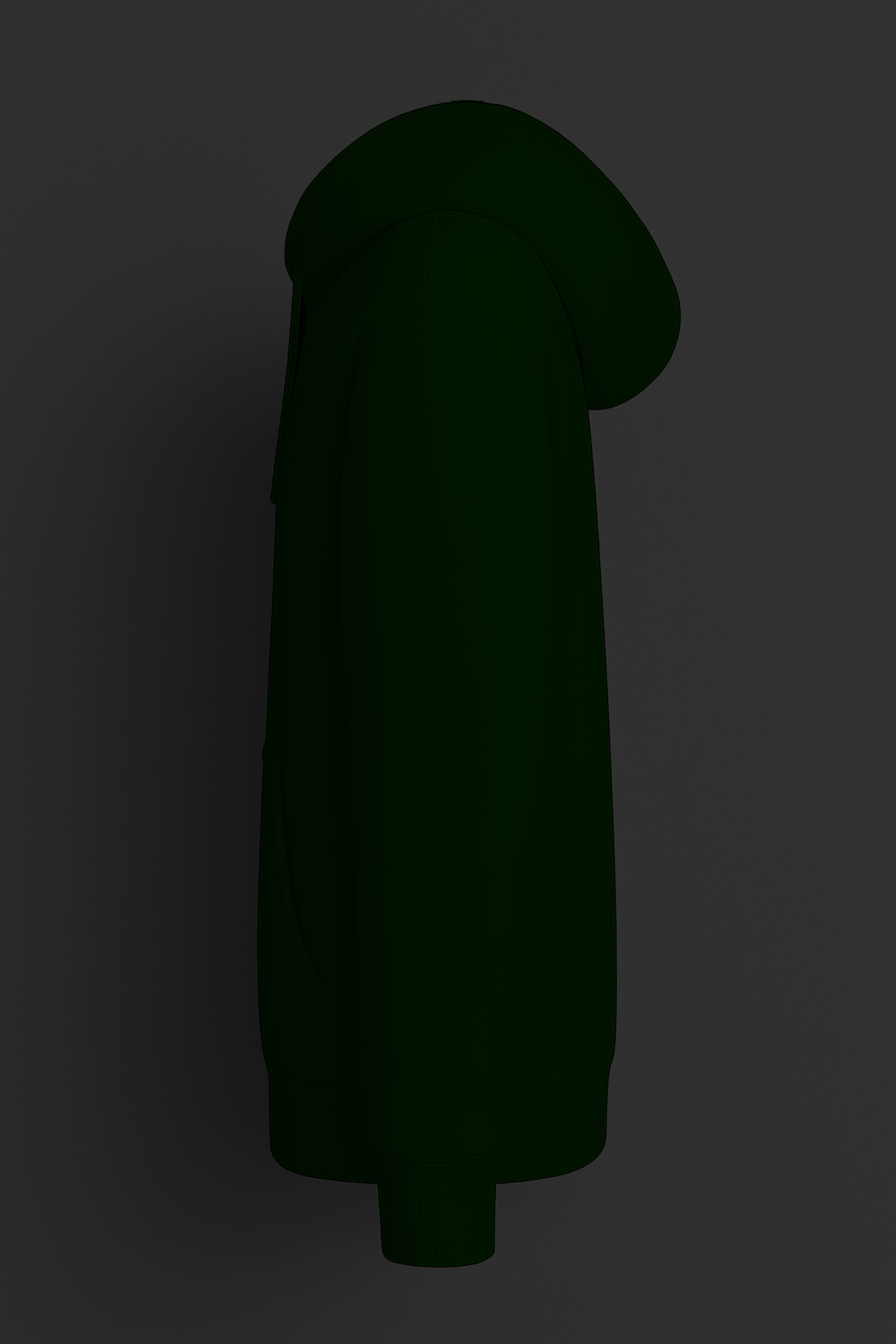 Sötétzöld pulóver